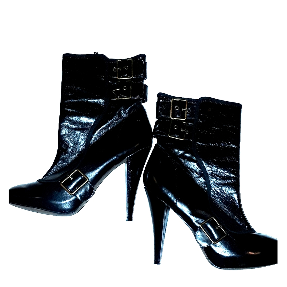 ALDO Black stiletto 4.5 heel ankle boot